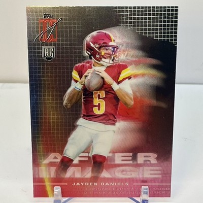 JAYDEN DANIELS 2024 TOPPS SIGNATURE CLASS AFTER IMAGE AI-7 RC COMMANDERS