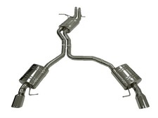 OBX Stainless Catback 09-12 Audi A5 Quattro 3.2L V6 DOHC FSI 4Pcs Exhaust System