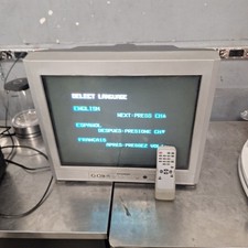 Sylvania 6420FF 20 Retro Gaming Vintage Video Game CRT TV AV S-Video w/ Remote
