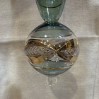 Egyptian Accents vintage Hand Blown Glass Hanging Christmas Baubles, Set of 3 — photo 5