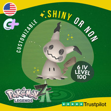 Mimikyu Shiny or Non ✨6 IV Pokémon Legends Z-A Competitive Customizable ZA Z A