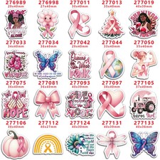 Resin Flatback 10pcs Cartoon Pink Ribbon for DIY Craft