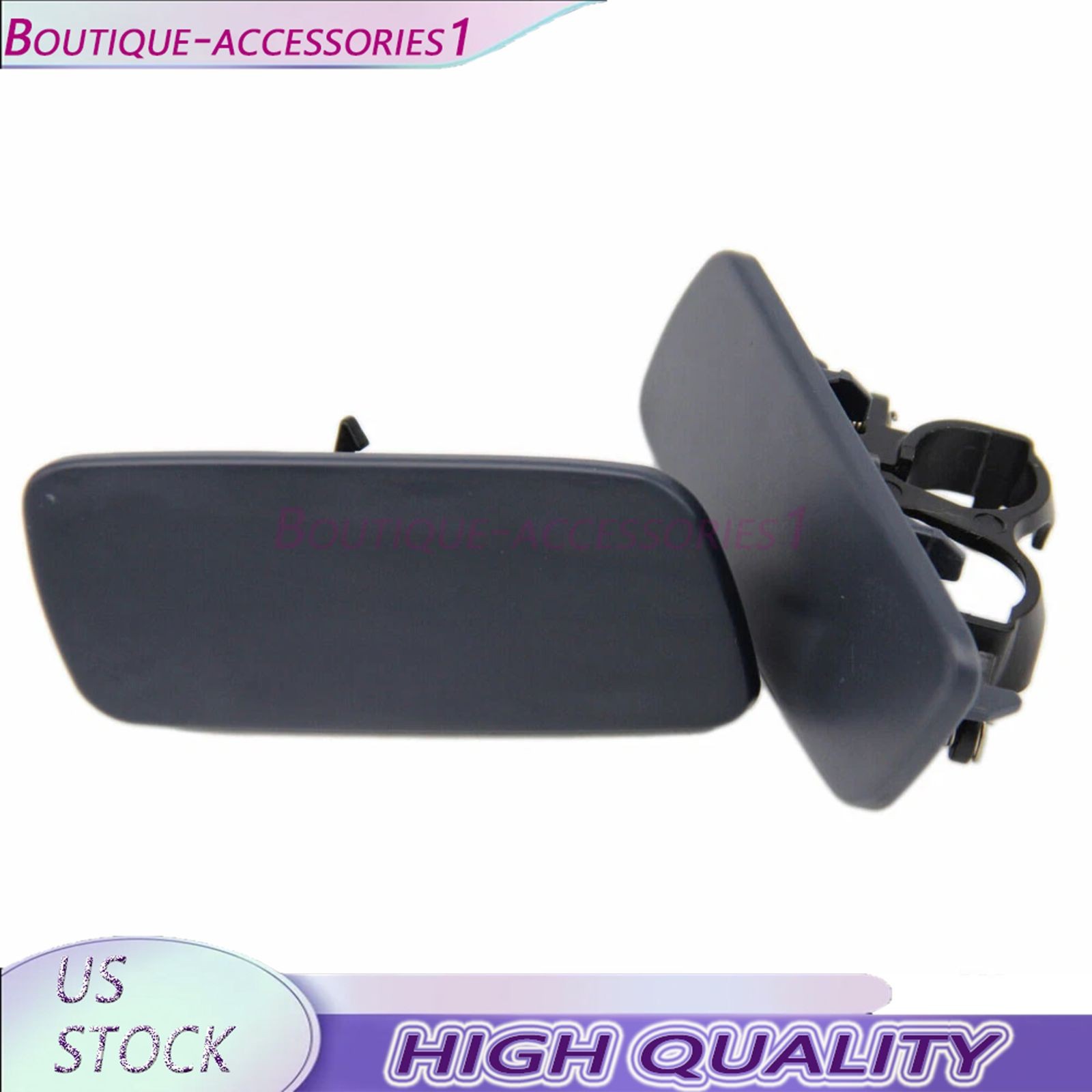 Right & Left Headlight Washer Cover 61677244960 Fits For 10-18 Rolls-Royce Ghost