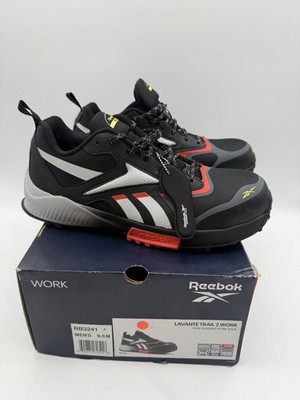 Reebok Men's Lavante Trail 2 Work Composite Toe Sneaker Black