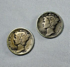 Mercury Dime 1921 D and 1921 P, Lot of 2 — photo 1
