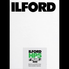 Ilford HP5 Plus B W film 4x5" ISO 400 25 sheets EXP. 08/2026 Bulk Discount