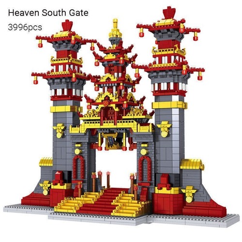 92 Sets Architektur Bausteine Set Schwan Stein Burg Steine Modell Spielzeug - Bild 57 von 111