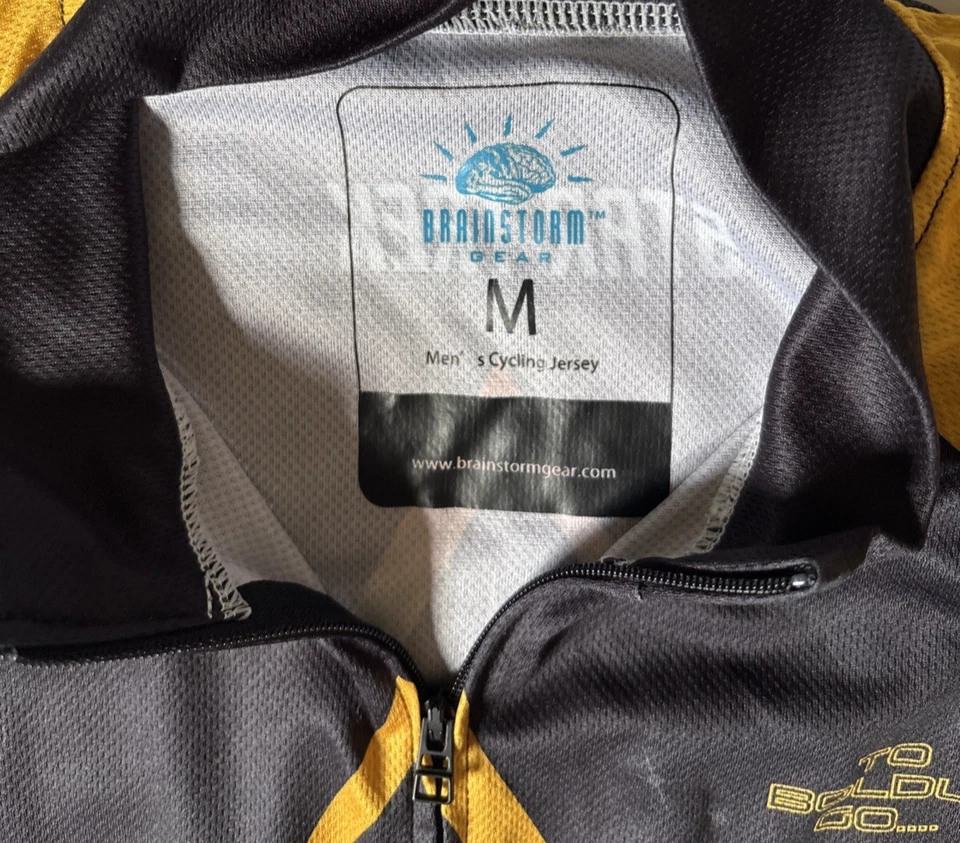 Велосипедная майка Star Trek Command черная/золотистая мужская средний размер - To Boldly Go - Изображение 3 из 4