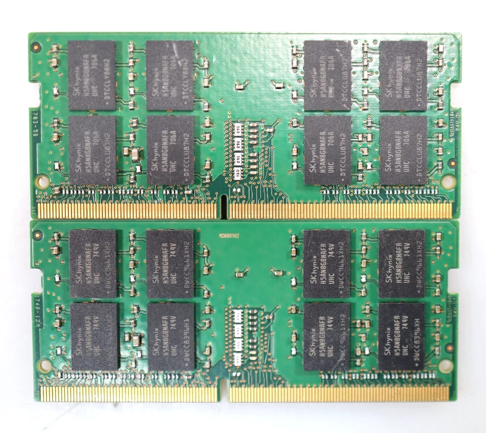 Lot 2x 16GB (32GB) SK Hynix HMA82GS6AFR8N-UH N0 AC PC4-2400T SODIMM Memory - Image 2 of 2