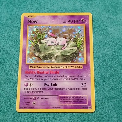 Mew Holo 52/108 Pokemon XY Evolutions 2016 ENG.