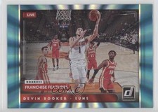 2021-22 Panini Donruss Franchise Features Holo Teal Laser Devin Booker #29 19lc