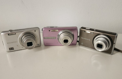 Digital Compact Cameras Olympus FE-4030, Stylus 760, VG-130 SEE VIDEO