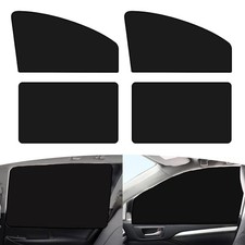 4 PCS Car Side Window Sun Shades, 30.7" x 18.8" Perfect Coverage Adsorption
