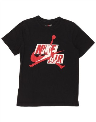 Jordan Herren Standard Fit Grafik T-Shirt Oberteil Small schwarz Baumwolle CP04