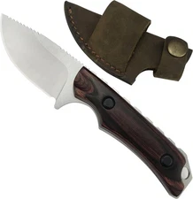 EDC Mini Hunt Hidden Canyon Hunter Full Tang Fixed Blade Horizontal Knife, 8Cr13