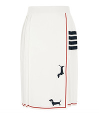 Thom Browne Hector Pleated Midi Skirt IT 36 US 0 