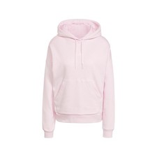 adidas Essentials Small Logo Feel Cozy Hoodie Womens Pink Casual Outerwear SB115