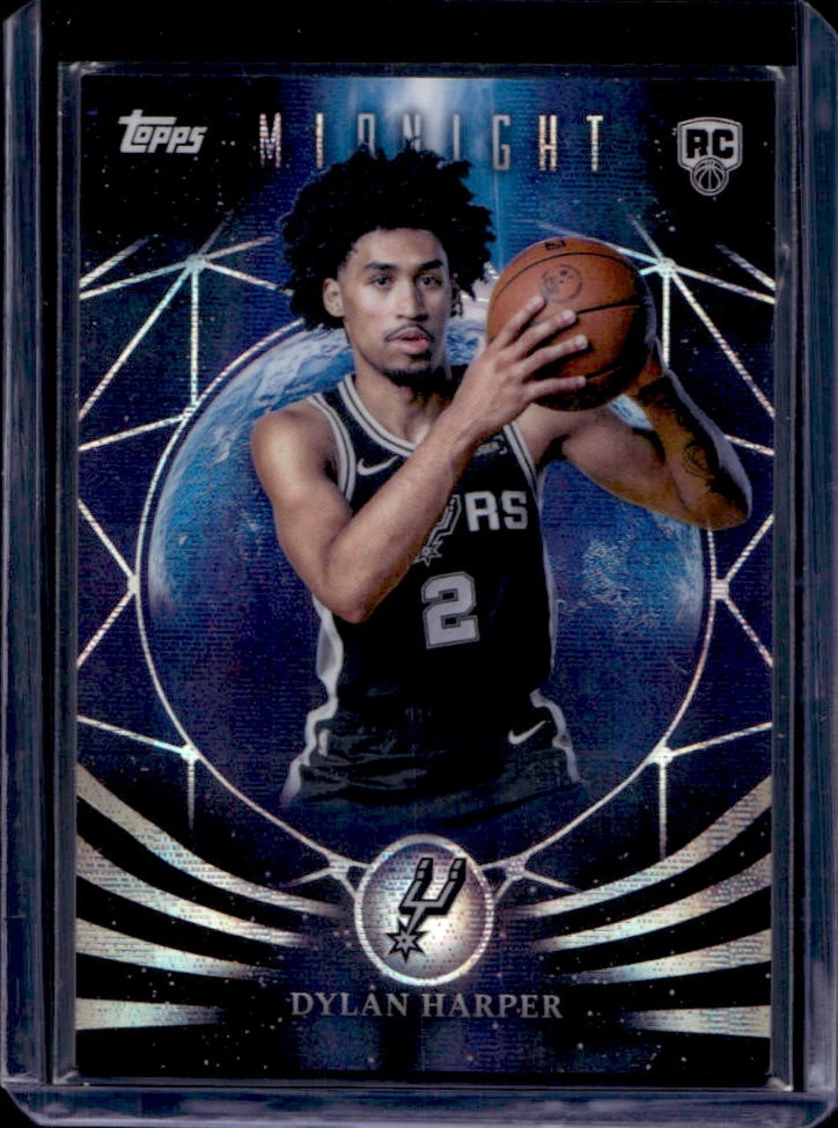 2025-26 Topps Midnight Dylan Harper Moonfall RC Moon Beam Rookie #MF-22 Spurs