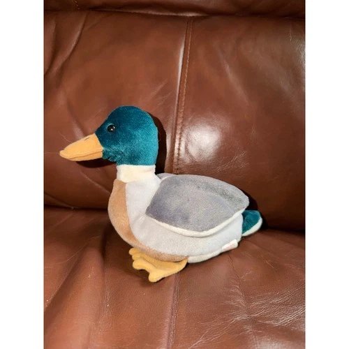 Ty Beanie Babies Jake the Mallard Duck Vintage 1998 Plush Bird Green Head