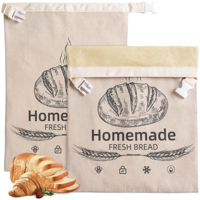Organic Beeswax Bread Bags - Freshness Preservation