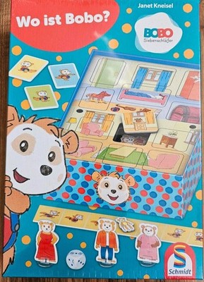 Bobo Siebenschläfer Wo ist Bobo Schmidt Spiele Würfelspiel Kinderspiel 40622 Neu