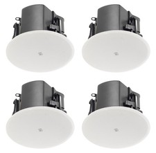 4 JBL Control 412C/T 3" Commercial 70v/8-ohm Ceiling Speakers For Restaurant/Bar