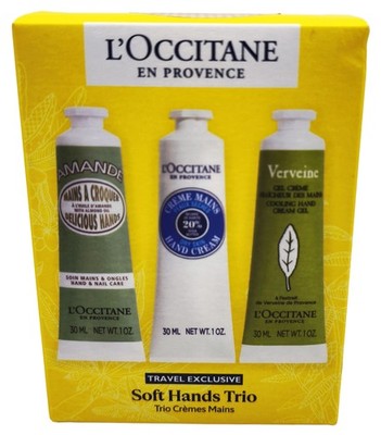L'Occitane Soft Hands Trio Set 3 x 30ml Hand Cream OVP NEW