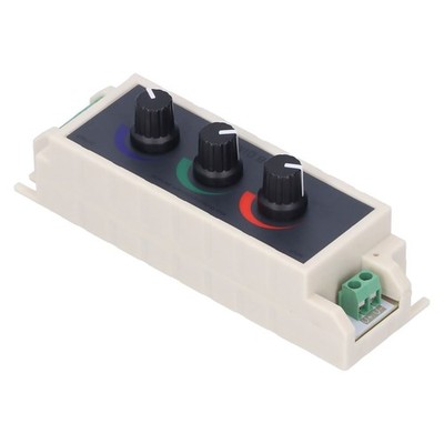 3 Channel RGB Knob Dimmer Smart LED Light PWM Digital Brightness Adjust Switch k