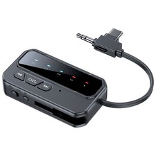 Bluetooth 5.4 Transmitter Receiver Supports to 2 Headphones/iphone AUX Wireless
