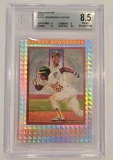 1992 Donruss Elite RICKEY HENDERSON The Legends Series SP /7500 BGS 8.5