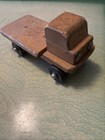 RARE VINTAGE SOLID MAPLE WOOD FLATBED TRUCK TOY - COMMUNITY RIFTON, N.Y. — photo 2