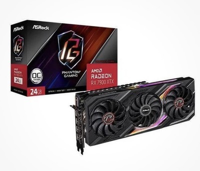 ASRock AMD Radeon RX 7900 XTX Phantom Gaming OC 24GB GDDR6 Graphics Card