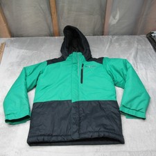 Columbia Lightning Lift Jacket Boys Small 8 Green Waterproof Insulated Winter