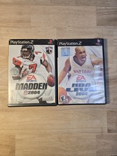 PS2 Vintage Game Bundle Madden 2004 & NBA Live 2004