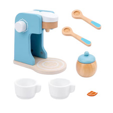 Wooden Kitchen Play Set Coffee Maker Toaster Mixer Toys LTC00535C