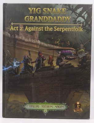 Cthulhu 5e D&D Yig Snake Granddaddy Act 2 Against the Serpentfolk Staff  Peterse