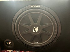 Kicker 48CDF104 Single 10" Down-Firing Comp 4-Ohm Sub Enclosure
