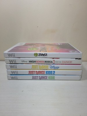 Just Dance Kids 1 & 2, Disney Party & High School Musical 3, Zumba Fitness