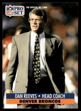 1991 Pro Set Dan Reeves Denver Broncos #144