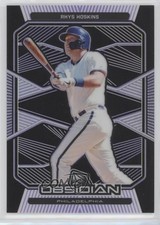 2020 Panini Chronicles Obsidian Electric Etch Purple 90/99 Rhys Hoskins #54 0m4q