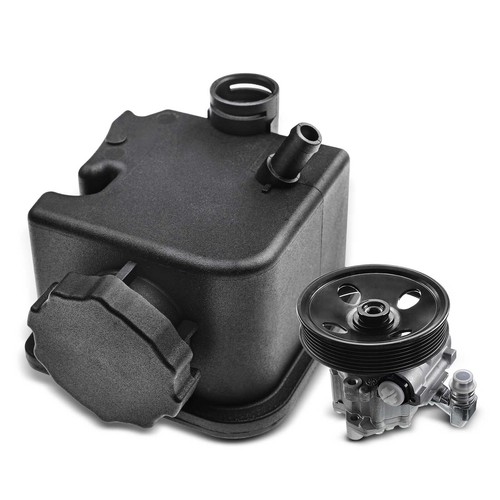 Power Steering Pump w/ Reservoir for Mercedes-Benz C240 C320 CLK320 CLK500 01-06 - Afbeelding 2 van 9