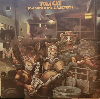 TOM CAT, TOM SCOTT & L.A. EXPRESS VINYL ALB. PE34956 EX+