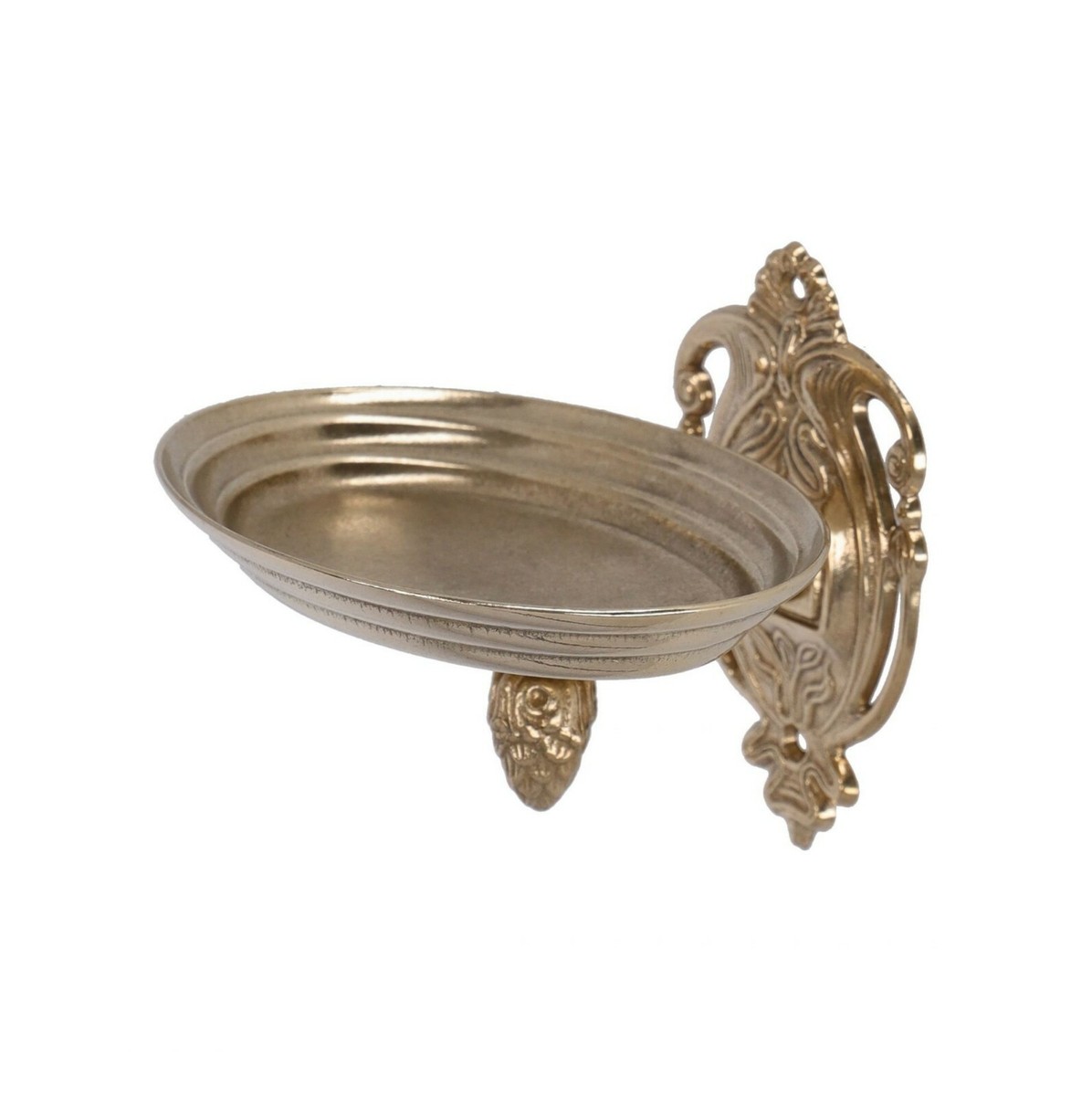 Porte-Savon Mural Vintage Laiton Antique | Déco Baroque