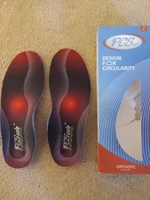 PCS Sole Arch Support Insoles Plantar Fasciitis Foot Pain XS Women 5-7