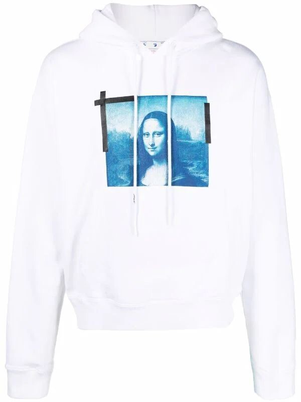 Off-white Mona Lisa Hoodie In Size Small Excellent Condition UK