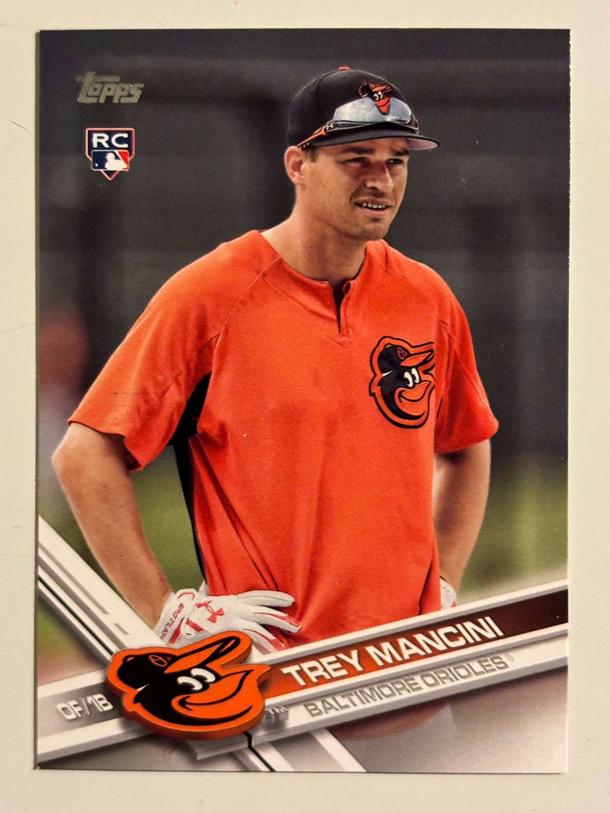 2017 Topps Update #US227 Trey Mancini RC Photo Variation SP