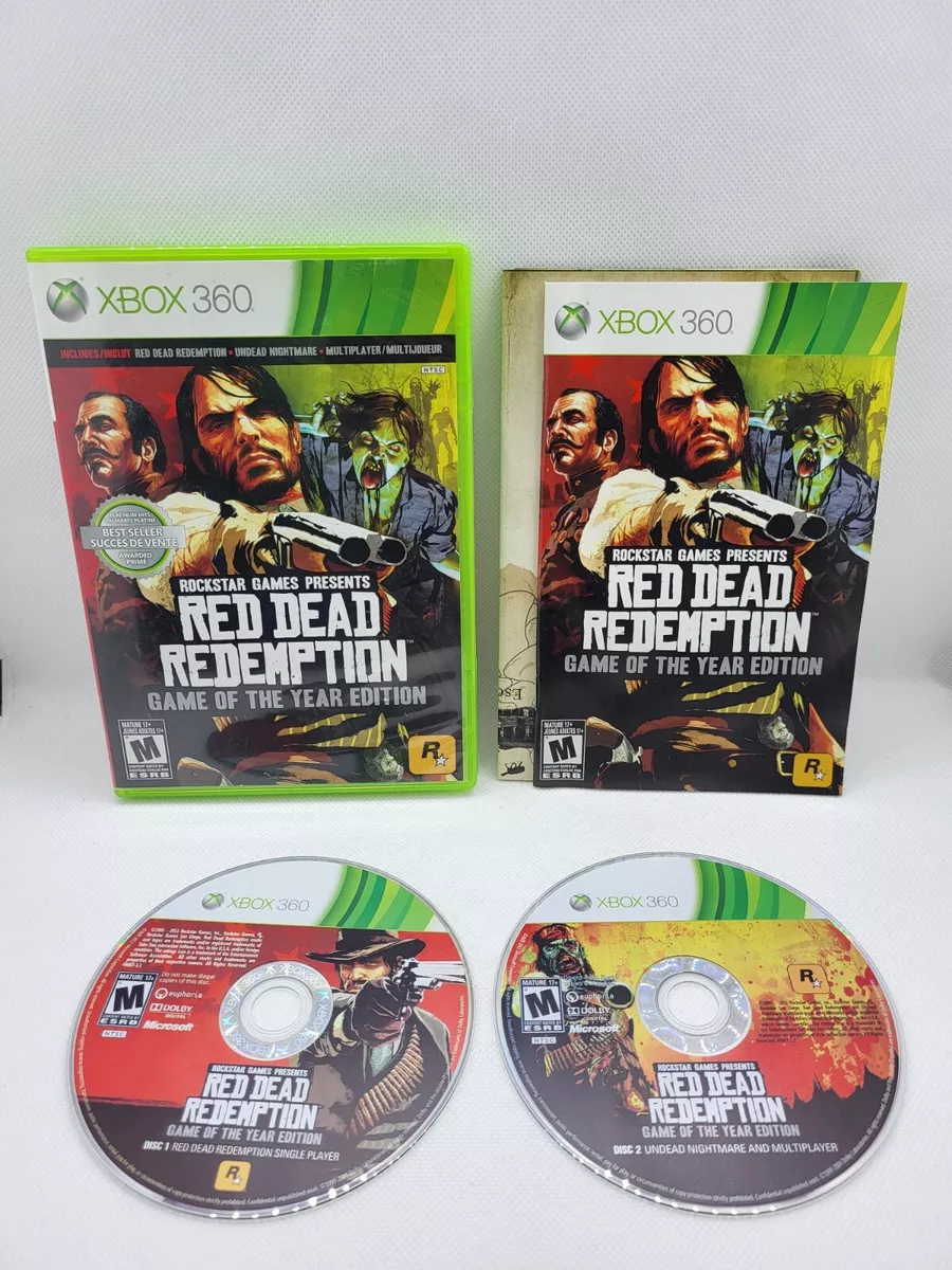 Xbox 360 Red Dead Redemption Goty 