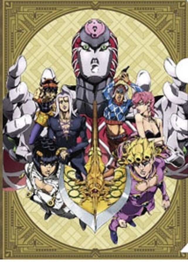 JOJO BIZARRE 5 GIORNO LEONE NARANCIA BRUNO MISTA FUGO CAST FILE FOLDER ...