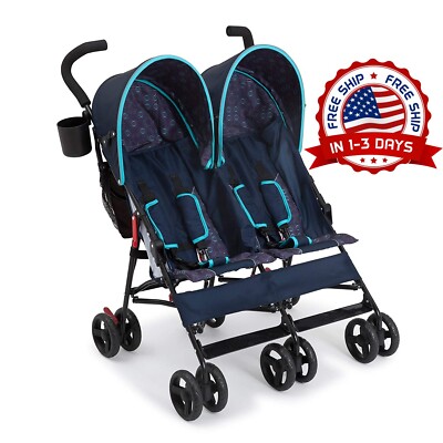 Baby Double Stroller For Twins Cosas De Bebe Cochecito Doble Carriola Gemelos