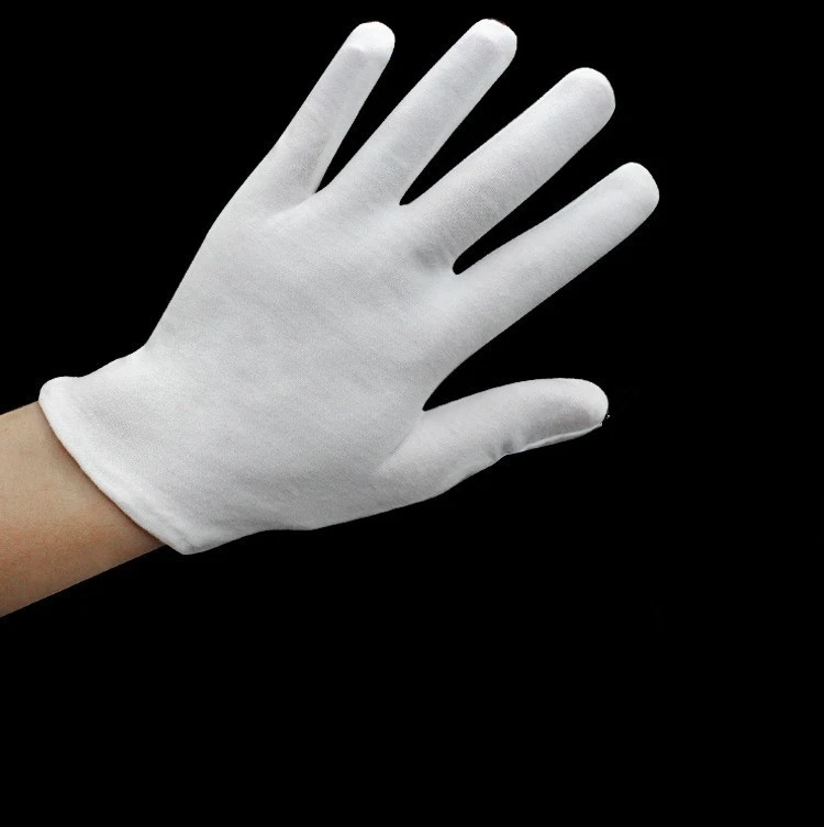 白色短手套-小丑船长魔术师圣诞老人万圣节花式礼服服装 — 第 2/3 张图片